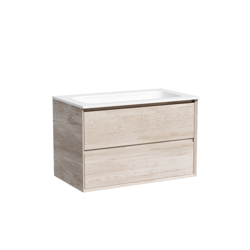 Тумба под раковину Sancos Marmi 2.0 MR2.080EG 80х40 подвесная цвет коричневый